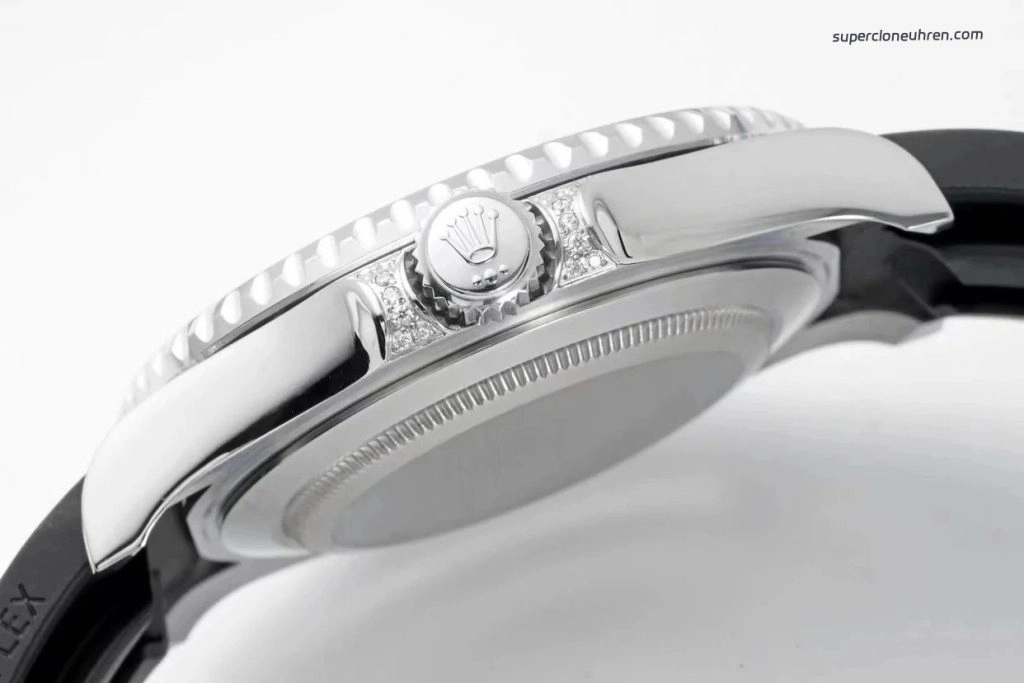 Premium Replica Uhr Rolex Yacht-Master M226679TBR-0001 mit Diamantbesatz und Oysterflex 42mm