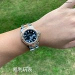1:1 Super Clone Uhr Rolex Yacht-Master 126621 Bicolor mit schwarzem Zifferblatt 40 mm