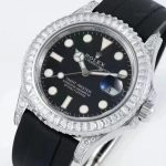 Premium Replica Uhr Rolex Yacht-Master M226679TBR mit Diamantlünette und Oysterflex 42mm
