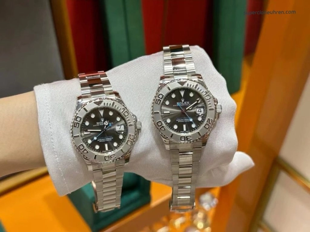 Premium Replica Uhr Rolex Yacht-Master 268622-0002 graues Zifferblatt Edelstahl 37mm