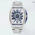 Super Clone Franck Muller Vanguard Yachting V45 mit Edelstahlband 44 mm