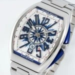 Super Clone Franck Muller Vanguard Yachting V45 mit Edelstahlband 44 mm