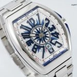Super Clone Franck Muller Vanguard Yachting V45 mit Edelstahlband 44 mm