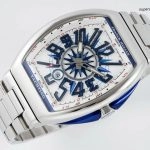 Super Clone Franck Muller Vanguard Yachting V45 mit Edelstahlband 44 mm