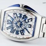 Super Clone Franck Muller Vanguard Yachting V45 mit Edelstahlband 44 mm