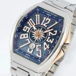 Premium Replica Uhr Franck Muller Vanguard Yachting V45 Bicolor mit Stahlarmband 45 mm