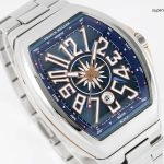 Premium Replica Uhr Franck Muller Vanguard Yachting V45 Bicolor mit Stahlarmband 45 mm