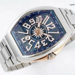 Premium Replica Uhr Franck Muller Vanguard Yachting V45 Bicolor mit Stahlarmband 45 mm
