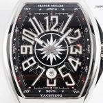 Super Clone Franck Muller Vanguard Yachting V45 polierter Edelstahl 45 mm