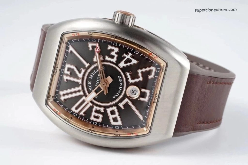 Super Clone Franck Muller Vanguard V45 Sandwich-Zifferblatt 44x54mm