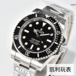 1:1 Super Clone Uhr Rolex Submariner 114060-0002 Schwarzes Zifferblatt ohne Datum 40mm