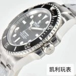 1:1 Super Clone Uhr Rolex Submariner 114060-0002 Schwarzes Zifferblatt ohne Datum 40mm