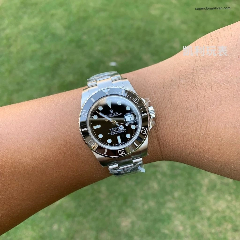 1:1 Super Clone Uhr Rolex Submariner M116610LN-0001 Schwarzes Zifferblatt Stahlarmband 40mm