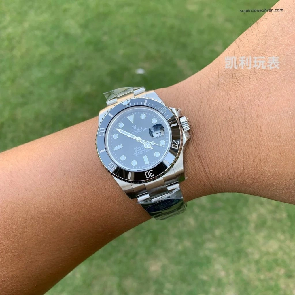 1:1 Super Clone Uhr Rolex Submariner M116610LN-0001 Schwarzes Zifferblatt Stahlarmband 40mm