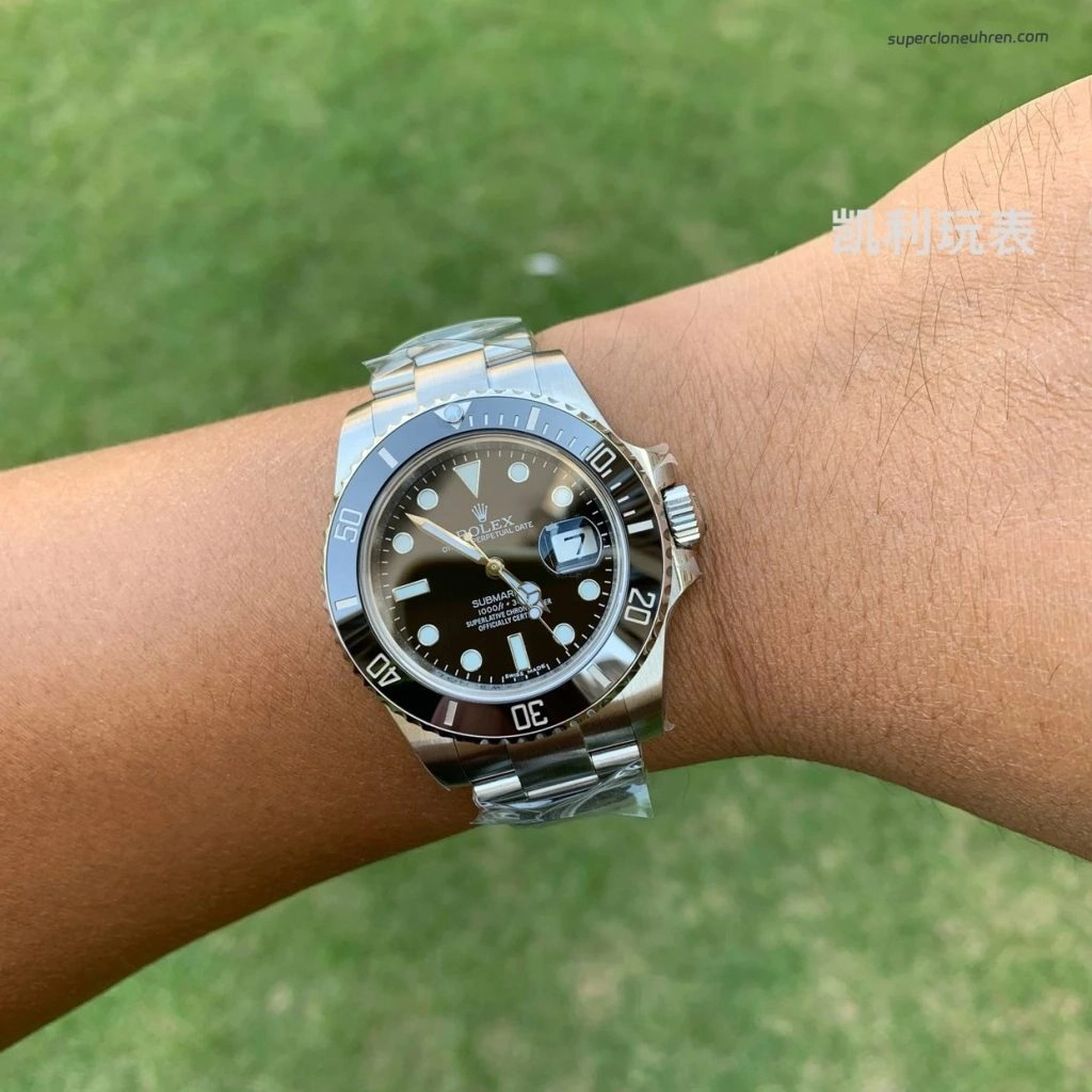 1:1 Super Clone Uhr Rolex Submariner M116610LN-0001 Schwarzes Zifferblatt Stahlarmband 40mm