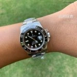 1:1 Super Clone Uhr Rolex Submariner M116610LN-0001 Schwarzes Zifferblatt Stahlarmband 40mm
