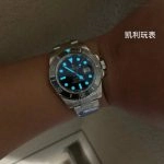 1:1 Super Clone Uhr Rolex Submariner M116610LN-0001 Schwarzes Zifferblatt Stahlarmband 40mm