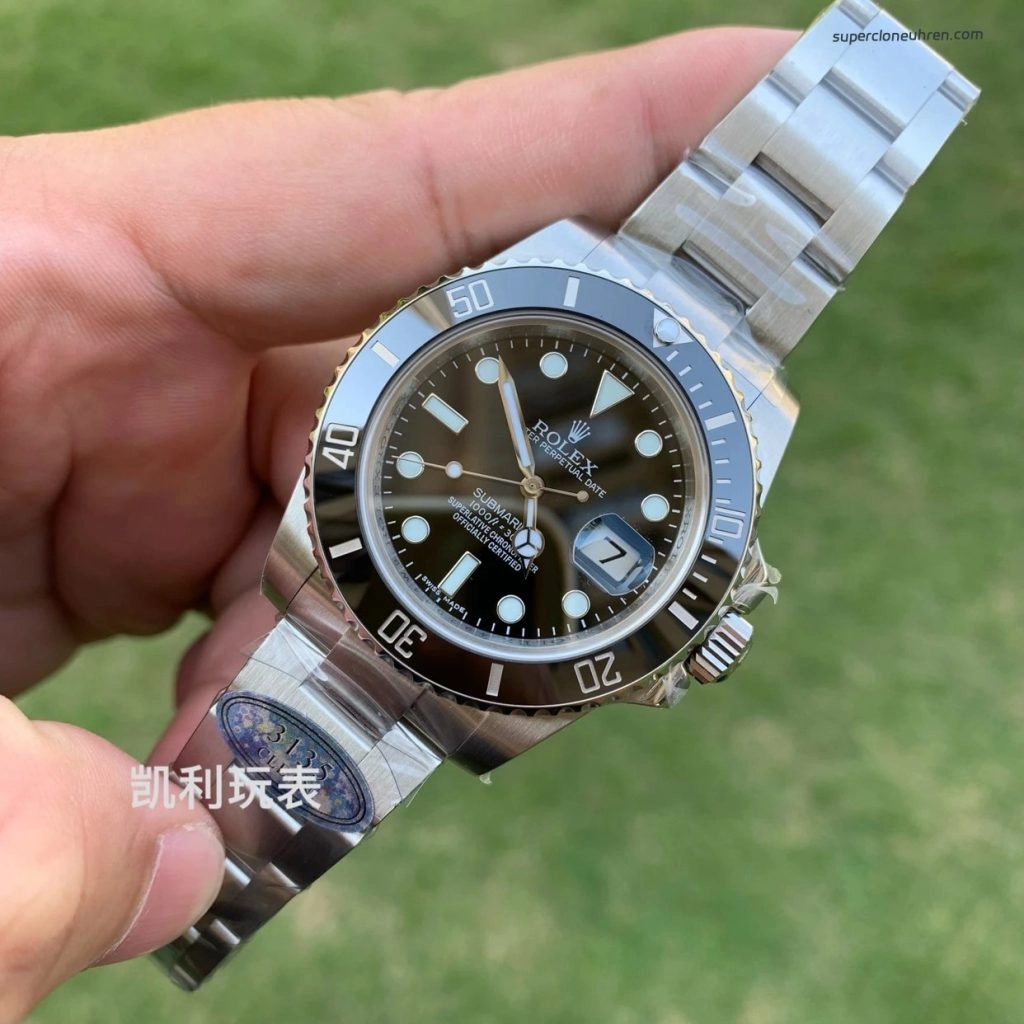 1:1 Super Clone Uhr Rolex Submariner M116610LN-0001 Schwarzes Zifferblatt Stahlarmband 40mm