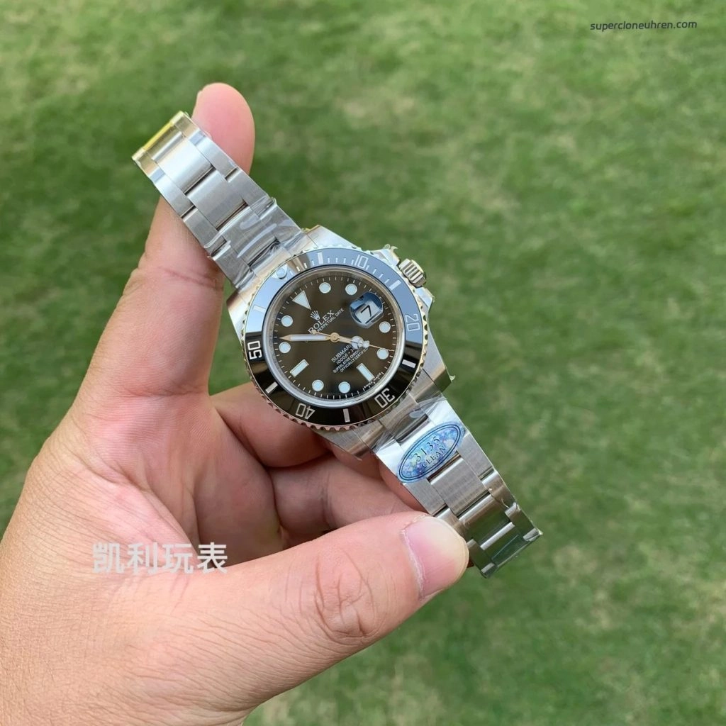 1:1 Super Clone Uhr Rolex Submariner M116610LN-0001 Schwarzes Zifferblatt Stahlarmband 40mm