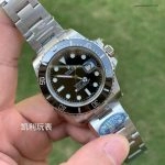 1:1 Super Clone Uhr Rolex Submariner M116610LN-0001 Schwarzes Zifferblatt Stahlarmband 40mm