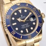 Super Clone Rolex Submariner 126618LB Vollgold Blau 41mm