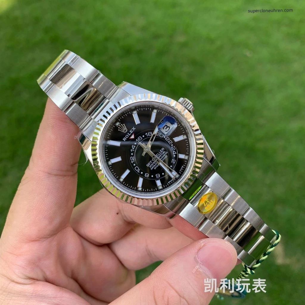 Premium Replica Uhr Rolex Sky-Dweller m336934-0007 Edelstahl mit Oyster-Band 42mm