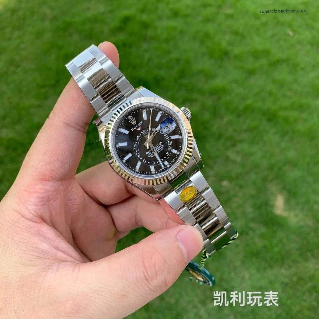 Premium Replica Uhr Rolex Sky-Dweller m336934-0007 Edelstahl mit Oyster-Band 42mm