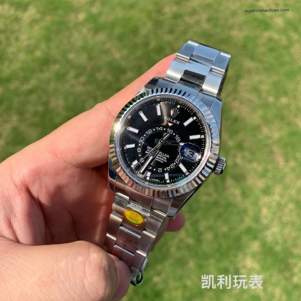 Premium Replica Uhr Rolex Sky-Dweller m336934-0007 Edelstahl mit Oyster-Band 42mm