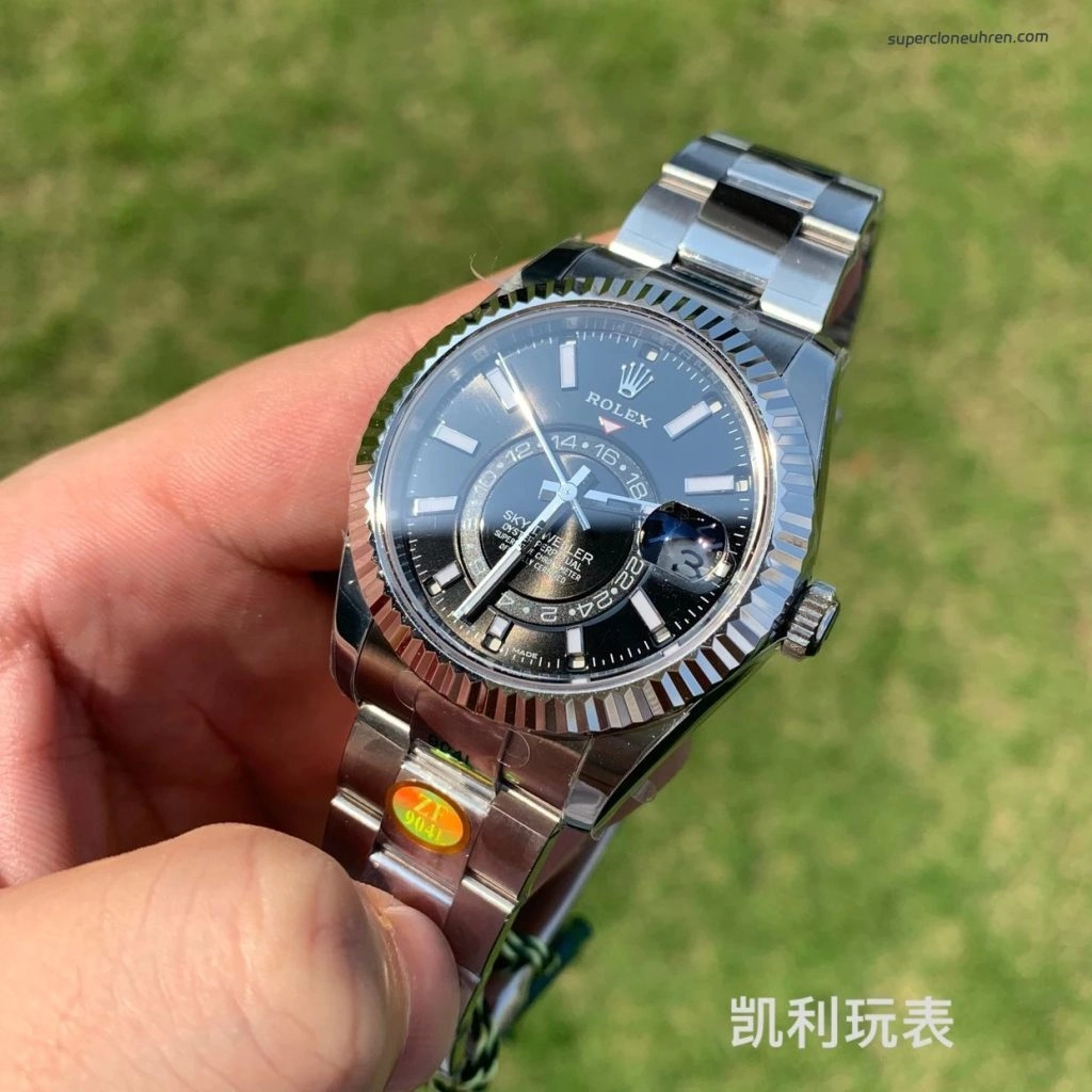 Premium Replica Uhr Rolex Sky-Dweller m336934-0007 Edelstahl mit Oyster-Band 42mm