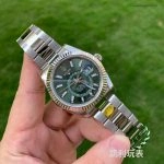 Premium Replica Uhr Rolex Sky-Dweller m336934-0001 mit mintgrünem Zifferblatt 42mm