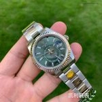 Premium Replica Uhr Rolex Sky-Dweller m336934-0001 mit mintgrünem Zifferblatt 42mm