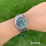 Premium Replica Uhr Rolex Sky-Dweller m336934-0001 mit mintgrünem Zifferblatt 42mm