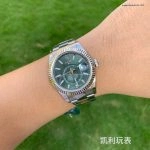 Premium Replica Uhr Rolex Sky-Dweller m336934-0001 mit mintgrünem Zifferblatt 42mm