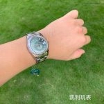 Premium Replica Uhr Rolex Sky-Dweller m336934-0001 mit mintgrünem Zifferblatt 42mm
