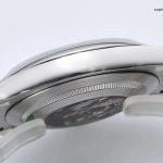 Super Clone Rolex Oyster Perpetual m124300-0007 mit rotem Zifferblatt und Edelstahlband 41mm