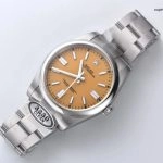 Super Clone Rolex Oyster Perpetual m124300-0004 mit gelbem Zifferblatt 41 mm