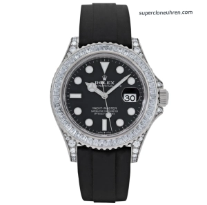 Premium Replica Uhr Rolex Yacht-Master M226679TBR mit Diamantlünette und Oysterflex 42mm