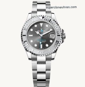 Premium Replica Uhr Rolex Yacht-Master 268622-0002 graues Zifferblatt Edelstahl 37mm