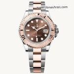 1:1 Super Clone Uhr Rolex Yacht-Master 126621 Bicolor mit schwarzem Zifferblatt 40 mm
