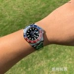 Super Clone Rolex GMT-Master II 126710BLRO-0002 Pepsi-Lünette Oyster-Band 40 mm