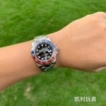 Super Clone Rolex GMT-Master II 126710BLRO-0002 Pepsi-Lünette Oyster-Band 40 mm