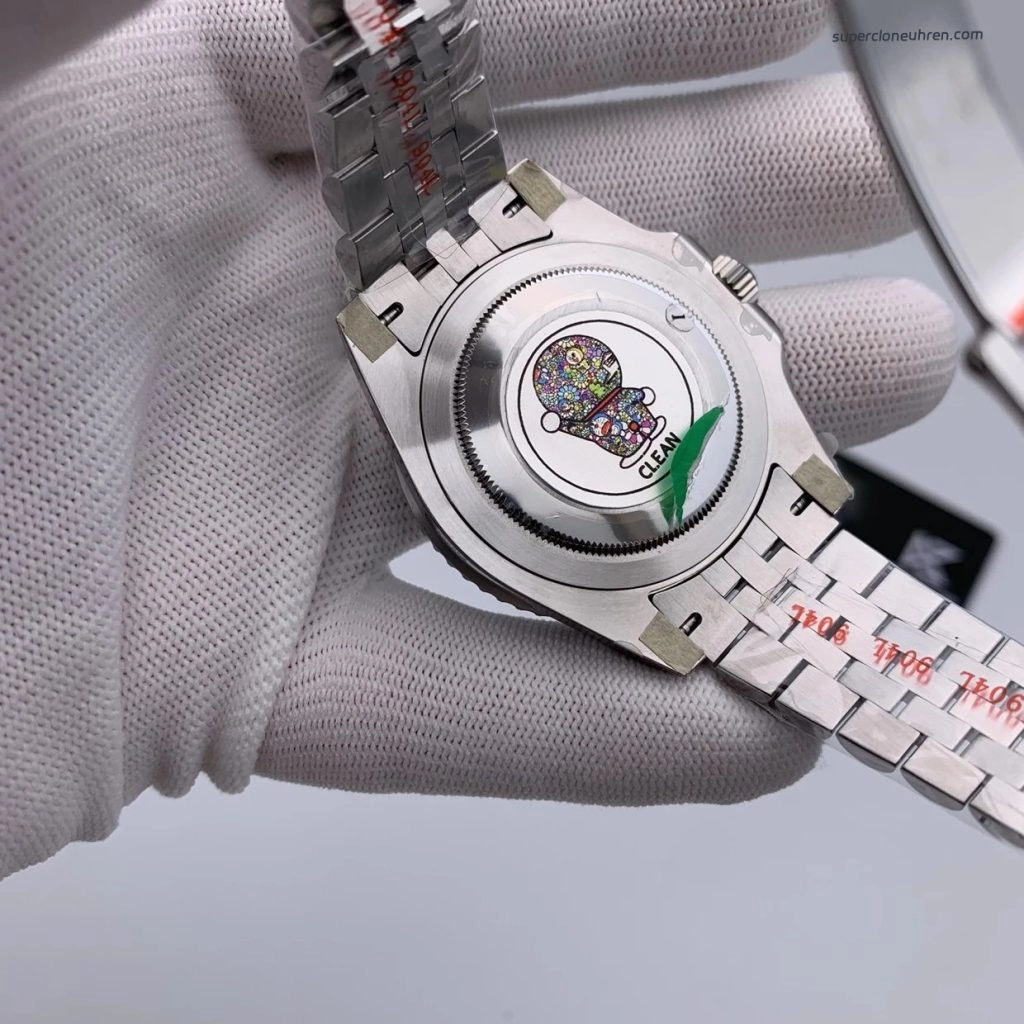 Super Clone Rolex GMT-Master II m126720vtnr-0002 mit grün-schwarzer Lünette und Jubilee-Band 40mm