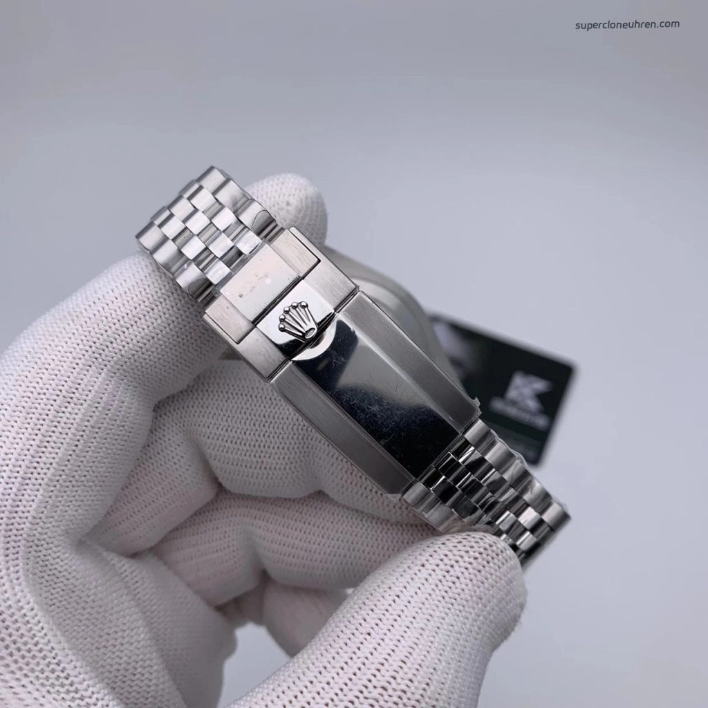 Super Clone Rolex GMT-Master II m126720vtnr-0002 mit grün-schwarzer Lünette und Jubilee-Band 40mm
