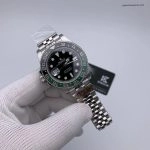 Super Clone Rolex GMT-Master II m126720vtnr-0002 mit grün-schwarzer Lünette und Jubilee-Band 40mm