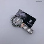 Super Clone Rolex GMT-Master II m126720vtnr-0002 mit grün-schwarzer Lünette und Jubilee-Band 40mm