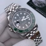 Super Clone Rolex GMT-Master II m126720vtnr-0002 mit grün-schwarzer Lünette und Jubilee-Band 40mm