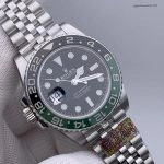 Super Clone Rolex GMT-Master II m126720vtnr-0002 mit grün-schwarzer Lünette und Jubilee-Band 40mm