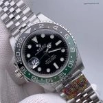 Super Clone Rolex GMT-Master II m126720vtnr-0002 mit grün-schwarzer Lünette und Jubilee-Band 40mm