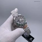 Super Clone Rolex GMT-Master II m126720vtnr-0002 mit grün-schwarzer Lünette und Jubilee-Band 40mm