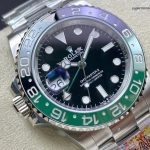 Super Clone Rolex GMT-Master II m126720vtnr-0002 mit grün-schwarzer Lünette und Jubilee-Band 40mm